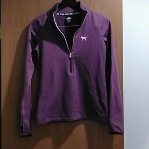 PINK Ultimate Victoria's Secret Ombre 1/2 Zip M